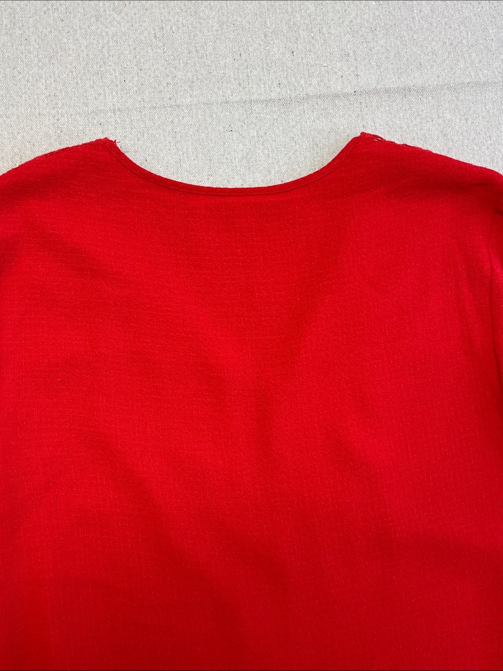 Max Studio Red Lace Trim Shift Dress Women’s Large Boho Chic - Picture 15 of 15